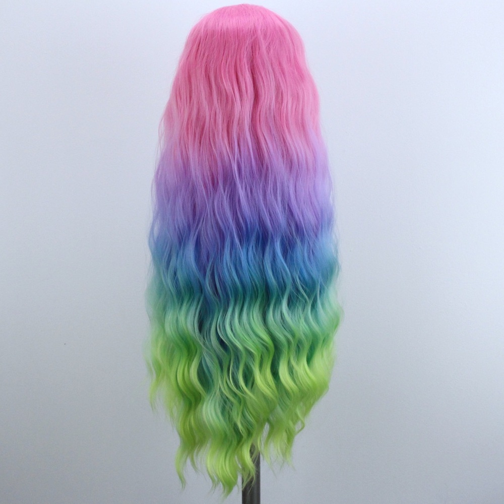 Candy Crush Ombre Beachy Waves Mermaid Wig